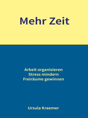 cover image of Mehr Zeit